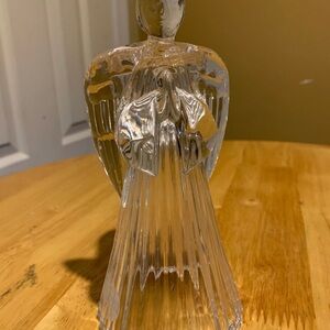 Lead Crystal Angel Candle Holder